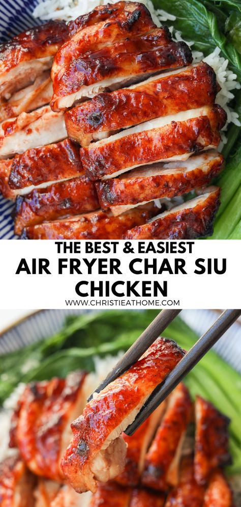 Air Fryer Char Siu, Char Siu Chicken, Char Sui, The Best Air Fryer, Best Air Fryer, Chicken Tender, Smart Oven, Char Siu, Savoury Recipes