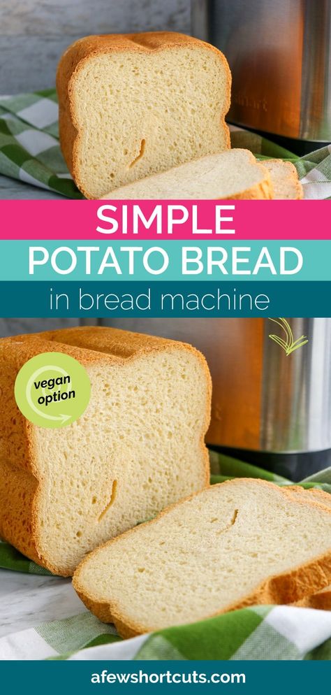 Cheesy Bread Maker Recipes, Potato Bread In Bread Machine, How To Slice Bread Machine Bread, Soda Bread In Bread Machine, Easy Breadmachine Bread Recipes, Bread Machine Soup Bread, Easy Potato Bread Recipe, Bread Machine Potato Bread, Bread Machine Recipes Videos