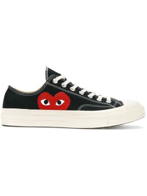 Comme Des Garcons Sneakers, Converse X Cdg, Converse Chuck Taylor Low, Converse Play, Play X Converse, Tenis Converse, Baskets Converse, Play Converse, Garcons Converse