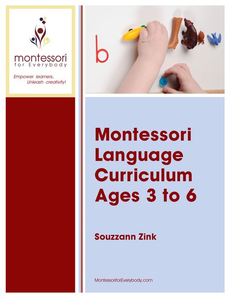 Montessori Language Curriculum, Ages 3-6 Montessori Curriculum, Montessori Home, Montessori Language, Montessori Method, Home Training, Language Works, Study Course, Home Study, Montessori Toddler