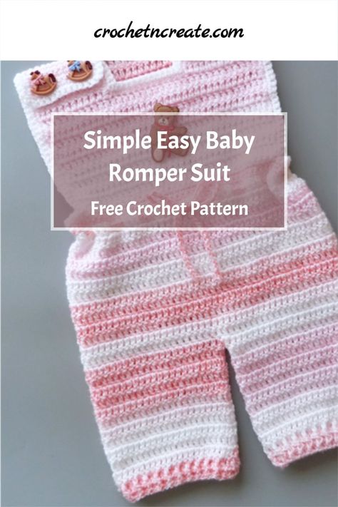 Crochet Baby Romper Free Pattern, Summer Bags Crochet, Crocheted Gloves, Crochet Baby Dress Free Pattern, Simple Frock, Baby Romper Pattern, Toddler Patterns, Crochet Shoes Pattern, Crochet Romper