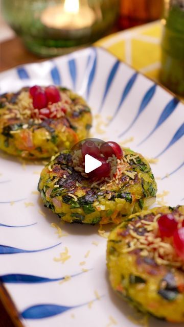 Meghna’s Food Magic on Instagram: "PALAK POHA TIKKI
#MeghnasSignatureDish 

I would just love to have a plate of these crispy, healthy and flavorful Poha palak tikki with a cup of tea or as a party starter! 😋 These delicious tikkis are made with flattened rice (poha) and spinach, seasoned with various spices, and then shallow-fried to perfection. They’re the ultimate healthy and tasty breakfast or snack option! You can air fry them as well.

Ingredients :
1/4 cup Poha (Flattened Rice) 
1 medium mashed Potato
Finely chopped Spinach (Palak)
Grated Carrot and chopped Onion
1 finely chopped small Ginger Knob
Finely chopped Green Chillies (as per taste)
1 spoon White Sesame Seeds (Safed Til)
Salt as per taste
1 Lemon Juice
1/2 tsp Turmeric Powder (Haldi)
Kitchen King Masala (as per taste)
Oil Plate Garnish, Food Magic, Indian Appetizers, Green Chutney, Tasty Breakfast, Snack Options, Chopped Spinach, Turmeric Powder, Mashed Potato