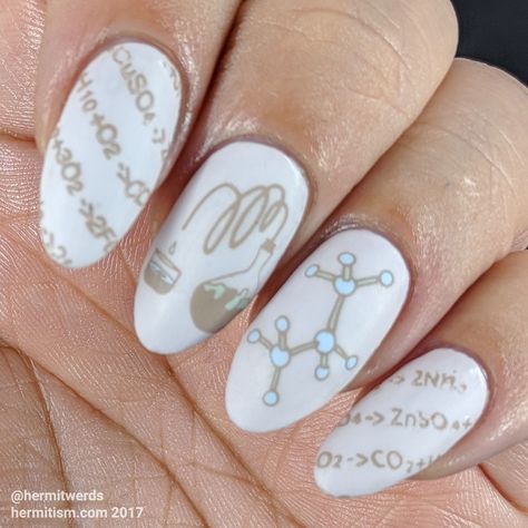 Chemistry Nails, Dream Catcher Nails, Nail Stamping Designs, About Chemistry, Mens Nails, Nail Acrylic, Back To School Nails, Spring Acrylic Nails, Nail Drawing