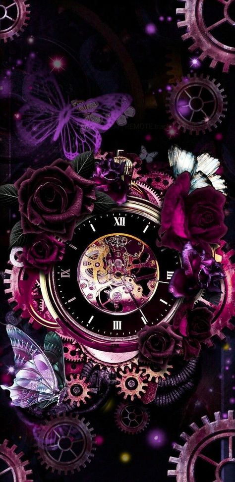 Steampunk Wallpaper, Wallpaper Butterfly, Lockscreen Iphone, Wonderland Artwork, Dreamcatcher Wallpaper, Steampunk Aesthetic, Alice In Wonderland Aesthetic, Butterfly Wallpaper Backgrounds, Gothic Wallpaper