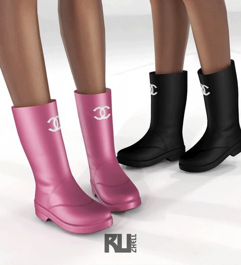 Coco Boots - Available | RUCHELLSIMS on Patreon Sims 4 Celine Cc, Sims 4 Chanel Shoes, Sims 4 Cc Louis Vuitton Shoes, Sims 4 Louboutin, Sims 4 Cc Shoes Women Heels, Boots Sims 4 Cc, Sims 4 Cc Luxury Clothes, Sims 4 Cc Boots, Sims 4 Boots