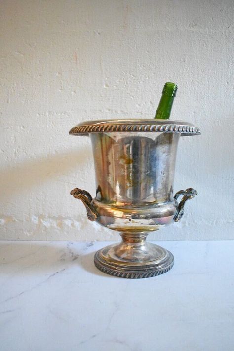 Champagne Bucket, Ice Buckets, Champagne Buckets, Maker's Mark, Buckets, Ice Bucket, Makers Mark, Vintage Shops, Silver Plate