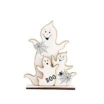 Decor For Halloween Party, Painted Ghost, Classic Hall, Furniture Ornaments, Wood Halloween, Spooky Signs, Wooden Centerpieces, Decor For Halloween, Halloween Party Dinner