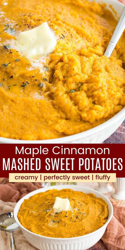 Gluten Free Side Dish, Gluten Free Side, Side Dish For Thanksgiving, Gluten Free Recipes Side Dishes, Sweet Potatoes With Marshmallows, Sweet Potato Recipes Mashed, Easy Holiday Side Dishes, Maple Sweet Potatoes, Sweet Potato Side Dish