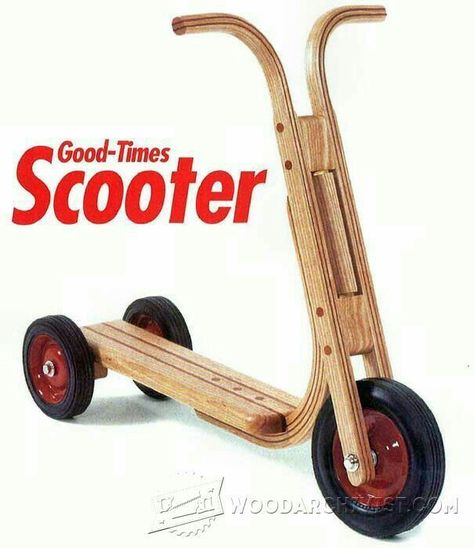 Wooden Scooter, Wooden Toy Plans, Wooden Balance Bike, Wooden Toys Design, Wood Bike, Wooden Bike, Wooden Toys Plans, Wood Games, Wooden Games