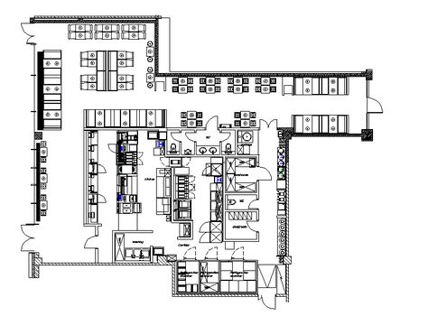 Fast Food Floor Plan, Restaurant Plan Architecture, Restaurant Layout Plan, Restaurant Design Plan, Restaurants Design, Restaurant Layout, Kitchen Floor Plan, Restaurant Plan, Drawing Models