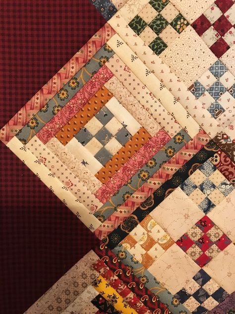 Reproduction Fabric Quilts, Broken Courthouse Steps Quilt, Courthouse Steps Quilt Pattern, Log Cabin Quilt Pattern, Log Cabin Quilt Blocks, Primitive Quilts, Nancy Zieman, Nine Patch Quilt, Country Quilts