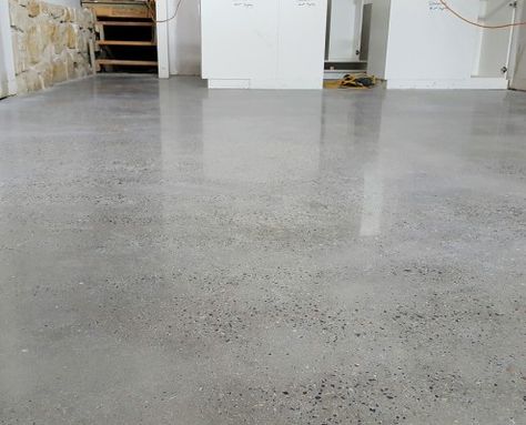 Polished Concrete - Sydney | Concretech One ® Polished Concrete Garage Floor, Polished Concrete Bathroom, Outdoor Concrete Floors, White Concrete Floors, Decorate A Dining Room, Concrete Floors Living Room, Polished Concrete Kitchen, Concrete Floors In House, Polished Concrete Floor