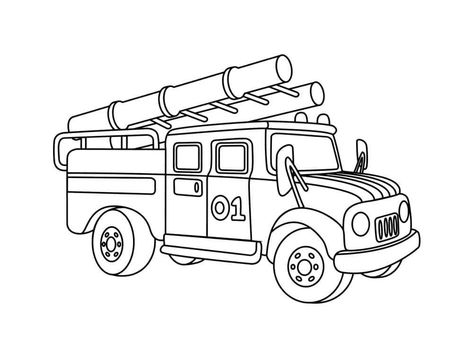 https://kidipaint.com/coloring-pages/transport/fire-engine-6/ Check more at https://kidipaint.com/coloring-pages/transport/fire-engine-6/?utm_source=pinterest Fire Truck Drawing, Fire Engine, A Fire, Fire Trucks, Coloring Page, Coloring Pages, Engineering, Trucks, Pastel