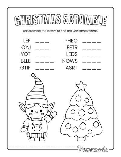 Christmas Word Scramble Easy Christmas Pictures To Color, Candy Cane Coloring Page, Snowflake Coloring Pages, Christmas Word Scramble, Free Printable Christmas Cards, Christmas Coloring Pages For Kids, Happy Birthday Coloring Pages, Snowman Coloring Pages, Santa Coloring Pages