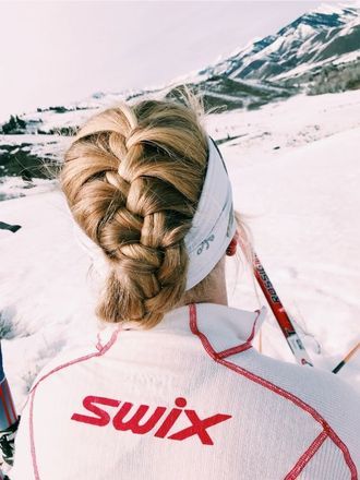 Skiing Hairstyles, Ski Hair, 2 Braids Hairstyles, Insta Goals, Sport Hair, Workout Hairstyles, Hairstyles Braided, Game Day Hair, Sports Hairstyles