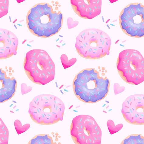 Hand drawn candy pastel color pattern | Free Vector #Freepik #freevector #pastel-pattern #sweet-pattern #dessert-pattern #shape-pattern Candy Pastel, Sprinkle Donut, Horse Coloring Pages, Color Pastel, Cute Desserts, Horse Coloring, Vector Hand, Top View, Digital Clip Art