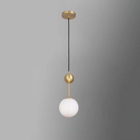 Whether hanging solo in an entryway or perfectly aligned over a kitchen island, The Born Pendant Light makes for the ideal accent. This breathtaking pendant is a stunning piece. Its sophisticated beauty and exquisite Brass trim details add the perfect touch to your décor. 
 If you have any questions about our products, please contact us and we will get back to you within 24 hours. 
 Product Size 
 Size: Dia 15 cm x H 42.5 cm /  5.9 x H 16.7 
 
 Details 
 Material: Brass, Glass 
 Light source: LE Brass Trim, Office Lighting, Glass Light, Glass Lighting, Edison Light Bulbs, Small Furniture, Large Furniture, Polished Brass, A Kitchen