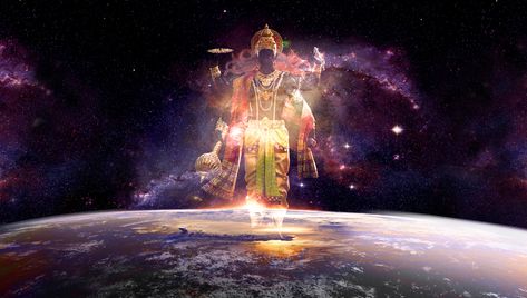 Cosmic Vishnu Laptop Wallpaper Lord Krishna, Vishnu Bhagwan Wallpaper For Laptop, Vishwaroop Krishna, Hindu Gods Hd Wallpaper For Pc, God Desktop Wallpaper, Vishnu Ji, Hd Wallpapers For Laptop, Hanuman Ji Wallpapers, Hd Wallpapers For Pc