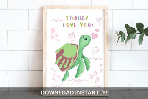 Make Valentine's Day extra special with our charming Turtle Handprint - a sea animal adventure for kids! Explore creativity with a printable handprint art craft that transforms into a cherished keepsake. Dive into the love of the sea with this delightful sea turtle DIY. 🐢💖 #ValentinesDayCraft #HandprintArt #DIYKeepsake #SeaTurtleFun Turtle Handprint Craft, Baby Handprint Art, How To Make Magic, Baby Handprint, Baby Art Projects, Ocean Crafts, Handprint Craft, Handprint Crafts, Daycare Crafts