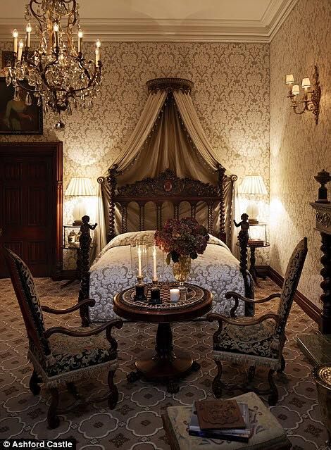 This is my childhood bedroom. I'm in love. Gothic Canopy Bed, Victorian Bedroom Decor, Victorian Bedrooms, Bedroom Castle, Victorian Curtains, Fancy Bedroom, Canopy Bed Curtains, Castle Bedroom, Gothic Bedroom