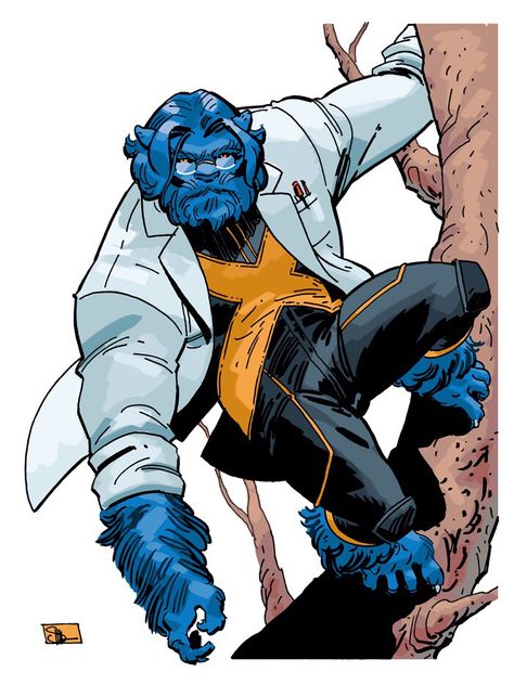 Dr. Henry "Hank" McCoy aka The Beast by Doc Shaner The Beast Marvel, Beast Marvel Comics, Romulus Marvel, Beast X Men, X Men Beast, Evan Shaner, Marvel Beast, Beast Xmen, Doc Shaner