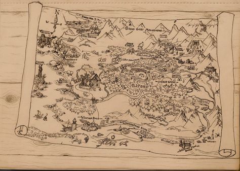 Fantasy World Drawing, Drawing Maps, Fantasy Cartography, Journal 2025, World Drawing, Village Map, Fantasy Village, Fantasy Map, Drawing Pencil