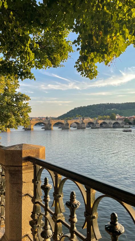 Summer In Prague, Summer In The City Aesthetic, Prague In Summer, Czechia Aesthetic, Prague Summer, Holiday Scenery, Prague Aesthetic, Europe Wallpaper, Scenery Aesthetic