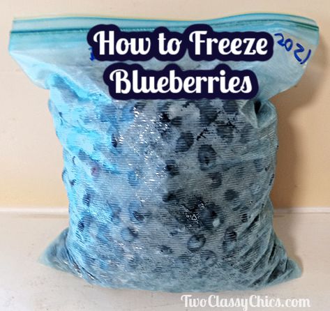 How to Freeze Fresh Blueberries Freezer Desserts, Pyrex Measuring Cup, Freezer Cooking Recipes, Freezer Jam, Support Local Farmers, Fruit Crisp, Blueberry Cobbler, Blueberry Jam, Freezer Cooking