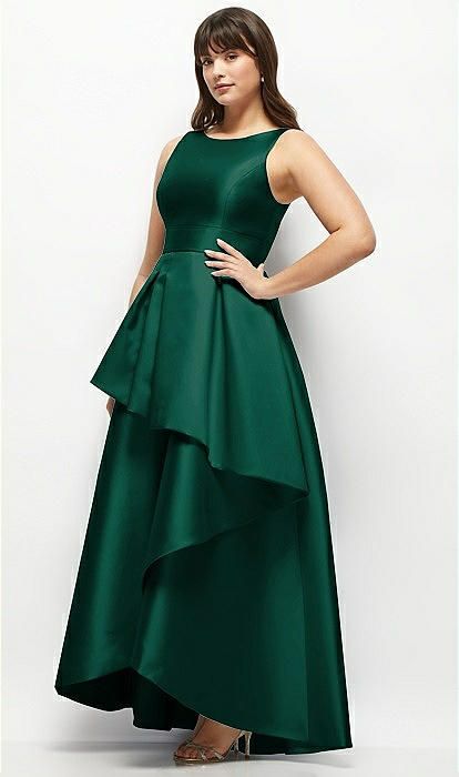 Ballgown Skirt, Ball Gown Skirt, High Low Skirt, On The Dance Floor, Satin Maxi, Satin Maxi Dress, The Dance, Dance Floor, Boat Neck