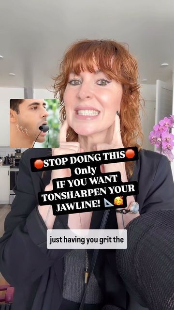 Your Age Better Guide 🔥😍 on Instagram: "📐🥰If you want a sharper jawline and lifted jowls – first, comment RESHAPE📐 if you haven’t yet grabbed my FREE face lifting workout – I’ll send it to your messages here💌

Then, stop only doing those intensive jaw chewy exercises😬 overdoing these exercises can not only damage your teeth, but also create extreme tension in  your already tight jaw and cause TMJ pain and headaches. 🥵

You need a holistic approach which is going to work on the other areas of your jawline - as well as release tension in the jaw (masseter) muscles - and get you seeing results much faster ♥️

Comment RESHAPE to get a session that will help - and  keep it forever - for free 🙌🏻💃🏼

#Women #jowls #nonsurgicalfacelift #faceworkout #skin #viral #facehiit #aging #sagging How To Get A Sharp Jawline Women, Sharper Jawline, Non Surgical Facelift, Lifting Workouts, Release Tension, The Glow Up, Face Lifting, Face Yoga, Aging Well