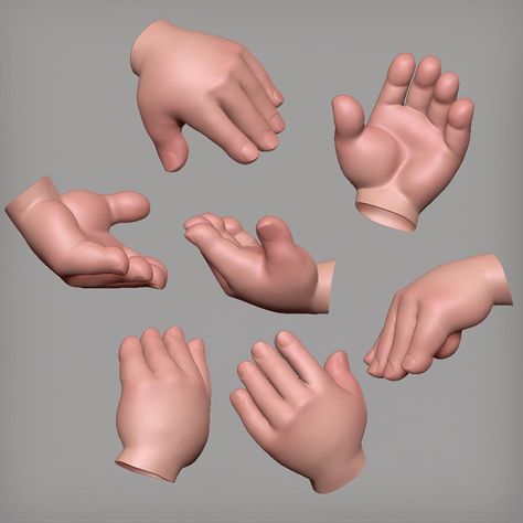 Chubby hand #wip #zbrush Chubby Hands, Cartoon Hands, 3d Monster, Hand Anatomy, 3d Karakter, Monster Ideas, 3d Computer Graphics, Zbrush Character, Zbrush Tutorial