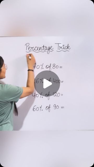 Learn Maths and Reasoning Trick | Percentage Trick   #mathstrick #maths #percentagetrick #percentage #vaishalijainofficial #mathtrick #trick #short | Instagram Math Short Tricks, Percentage Tricks, Percentages Math, Math Tricks, Learning Math, Book Art Drawings, May 17, Book Art, Art Drawings