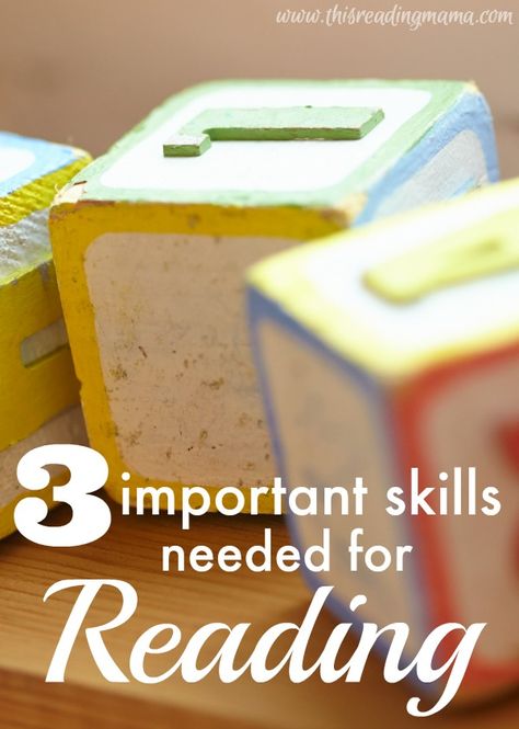 3 Important Skills Needed for Reading - 7 day series | This Reading Mama Phoneme Blending, Sounding Out Words, Reading Help, Preschool Literacy, Struggling Readers, Reading Intervention, Rhyming Words, Kids Journal, Phonemic Awareness