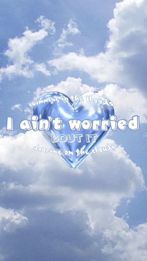 I ain't worried about it I Ain't Worried, Blue Lyrics, Tela Iphone, No Worries, Iphone, Wall, Blue, Tela