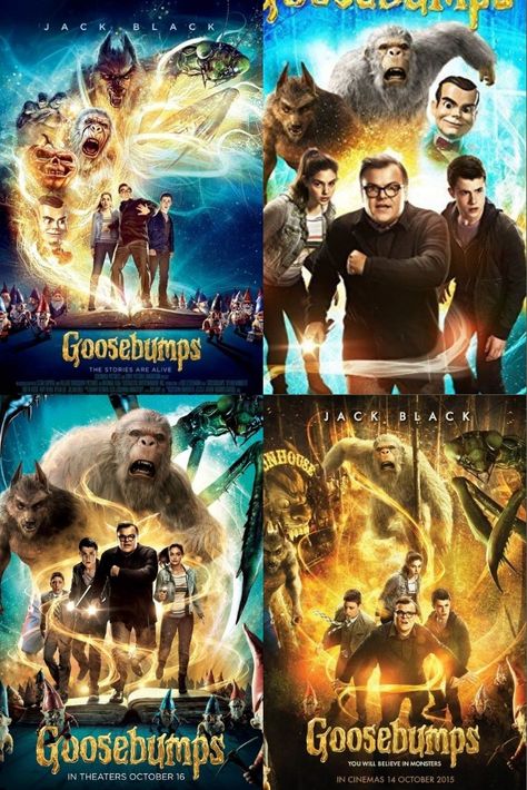 Based on R. L. Stine's children's horror book series of the same name, Goosebumps was theatrically released in the United States on October 16, 2015 Goosebumps 2015, Pokémon Birthday, Horror Comedy, Dream Future, Comedy Film, Celebrity Pics, See Movie, Horror Book, Pokemon Birthday