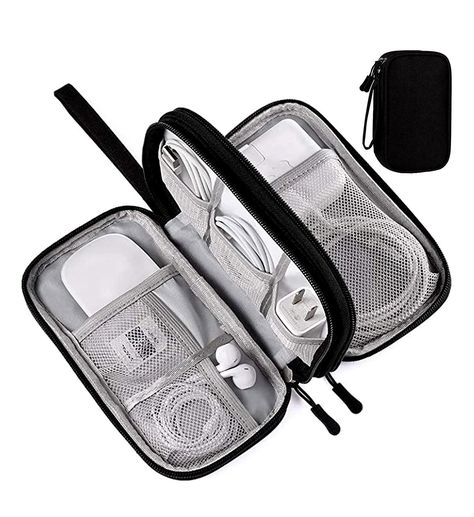 Computer Accessories Organizer Electronics Universal Accessories Organizer, Padded Pouch, Tech Bag, Cable Storage, Electronic Organization, Travel Bag Organization, Electronics Accessories, Tech Gear, Organizer Bag