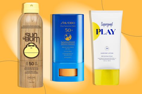 There's no truly waterproof sunscreen, but here are the best water-resistant sunscreens to help you stay protected in the pool or whenever you break a sweat. Home Remedies For Sunburn, Sunscreen For Sensitive Skin, Best Sunscreen, Healthier Habits, Safe Sunscreen, Waterproof Sunscreen, Blue Lizard, Sunscreen Stick, Chemical Sunscreen