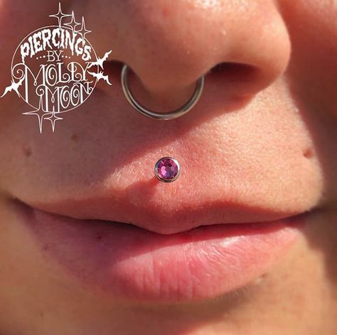 Pink Medusa Piercing, Medusa Piercing Jewelry, Medusa Piercing, Body Piercings, Just Girly Things, Cute Pink, Piercing Jewelry, Body Jewelry, Piercings