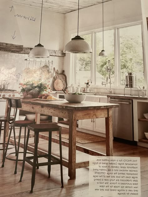 Wooden Kitchen Island Rustic, Butchers Block Island, Reclaimed Kitchen Island, Iceland House, Kitchen Island Rustic, Chapel Interior, Old Style Kitchen, Shed Kitchen, Temporary Kitchen