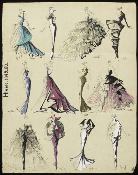 Costume Designs Drawings, Fashion Poses Sketch, Croquis Fashion Illustration, Christmas Fashion Illustration, Fashion Sketchbook Inspiration, Vintage Fashion Sketches, Fashion Design Inspiration, Fashion Illustration Poses, Fashion Figure Drawing