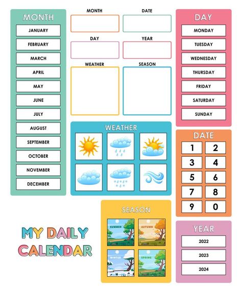 Keep track of important dates and events with a classroom calendar featuring the months of the year. Stay organized and plan ahead by marking down key dates such as tests, holidays, and school events. Get your classroom calendar today and stay on top of your schedule! #ClassroomOrganization #TeachingTools #EducationalResources #classroomcalendarmonths Who Came To School Today Preschool, Calendar Preschool Ideas, Week Days Chart For Kids, Months Of The Year Printables Free, Calender 2025 Printable, High Scope Curriculum, Calendar For Classroom, Hello August Images, Calendar Of Activities