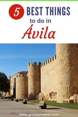 Avila is one of the best places to visit in Spain. Check out this guide for amazing things to do in Avila, as well as recommendations for places to stay and places to eat.   #spain #spaintravel #avila #travel Barcelona In Winter, Avila Spain, Beautiful Places In Spain, Places To Visit In Spain, Fortified City, Barcelona Itinerary, Barcelona Spain Travel, Spain Tour, Spain Itinerary