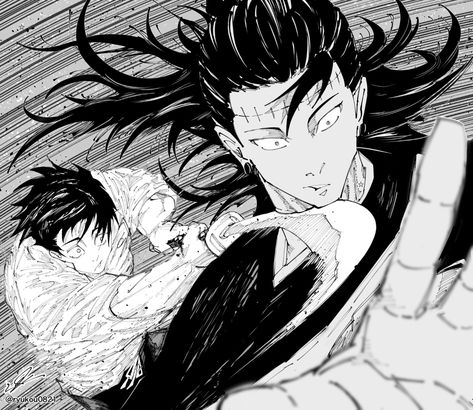 Yuta Kills Kenjaku, Yuta Vs Kenjaku, Yuta Okkotsu Manga Panel, Yuta Vs Ryu, Aesthetic Manga Panels, Best Manga Panels, Yuta Okkotsu Manga, Jjk Manga Panels, Jjk Manga