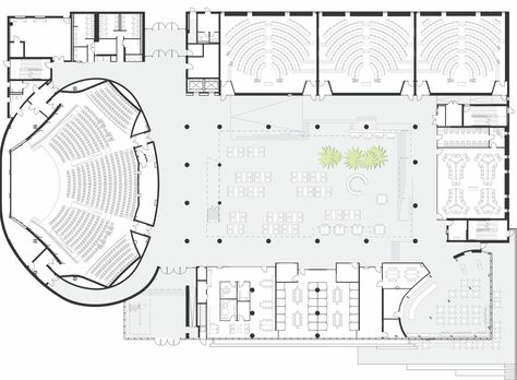 Convention Hall Plan, Lecture Hall Architecture, Meeting Hall Design, Conference Center Floor Plan, Conference Hall Plan, Exhibition Hall Plan, Lobby Plan, Wilfrid Laurier University, Laurier University