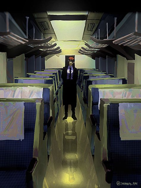 Makima Train Scene, Chainsaw Man Makima Fanart, Makima Scary, Makima Fanart, Slice Of Life Anime, Slice Of Life, Chainsaw Man, Male Art, Funky Art