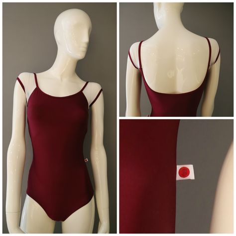 WENDY in N-Burgundy with White Mesh. Leotard Inspiration, Yumiko Dancewear, Dance Leos, Yumiko Leotard, Ballet Wear, Ballet Clothes, Ballerina Girl, Ballet Fashion, Leotards Ballet