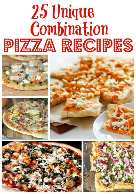 Unique Pizza Recipes Ideas, Creative Pizza Toppings, Unusual Pizza Toppings, Different Pizza Recipes, Unique Pizza Toppings Combinations, Interesting Pizza Ideas, Weird Pizza Ideas, Pizza Combinations Ideas, Best Pizza Toppings Combinations