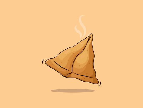 #vector #vectorart #vectorillustration #adobe #adobeillustrator #design #designer #grapicdesign #color #art #artist #vectorartwork #vectorart #adobeillustratortutorial Samosa Background Wallpapers, Samosa Drawing, Samosa Cartoon, Samosa Illustration, Cousins Trip, Famous Prints, Indian Chaat, Food Company Logo, Aesthetic Bookmarks