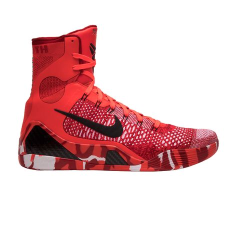 Check out the Kobe 9 Elite 'Christmas' 2014 on GOAT Kobe 9, Christmas 2014, White Accents, Christmas Stocking, Red Christmas, Air Jordan Sneaker, Snug Fit, Christmas Stockings, Clothing Brand