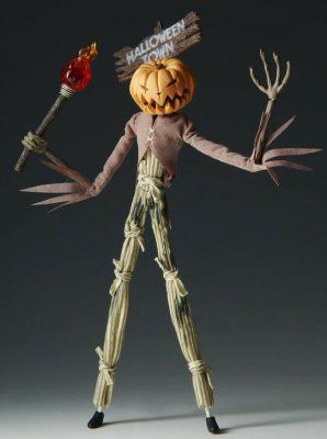 Pumpkin King <3 Nightmare Before Christmas Dolls, Jack Skellington Pumpkin, Jack The Pumpkin King, Christmas Figures, Pumpkin King, Tim Burton Movie, Very Scary, Diy Pumpkin, Disney Collectables